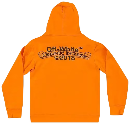 Authentic Chrome Hearts Off-White x Chrome Hearts 2018 Hoodie â€“ front view