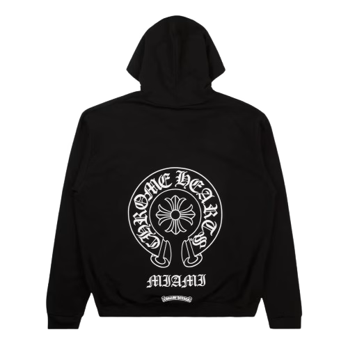Authentic Chrome Hearts Chrome Hearts Kith New York Knicks Hoodie in Black â€“ front view