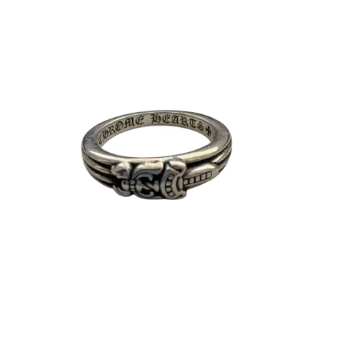 Authentic Chrome Hearts Chrome Hearts Dollar Sign Ring â€“ front view
