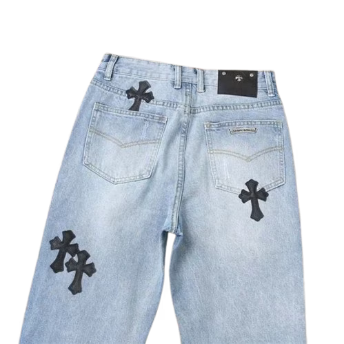 Authentic Chrome Hearts Chrome Hearts Denim Fiends Jeans â€“ front view