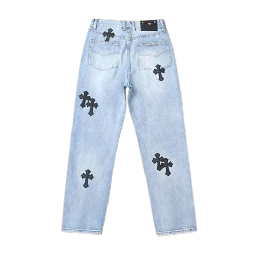 Authentic Chrome Hearts Chrome Hearts Denim Fiends Jeans â€“ front view