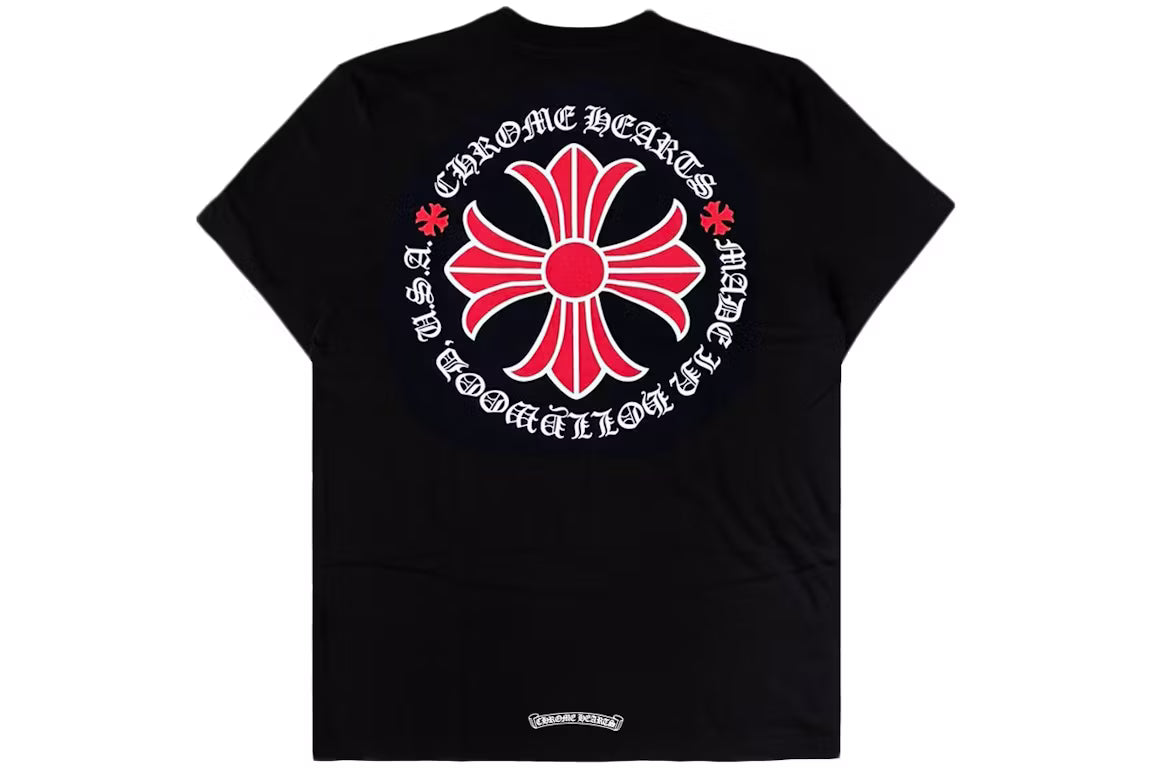 Authentic Chrome Hearts Red And Black Chrome Hearts Shirt – shirt front view